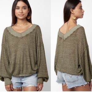 Free People Southside Thermal Moss